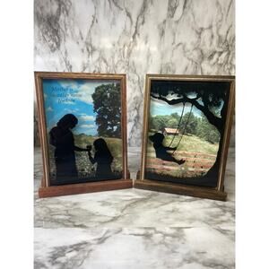 Vintage Silhouette Pictures 1978 (2pc)